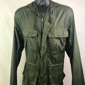 Arizona Jeans Co Green Windbreaker flaws Mens L